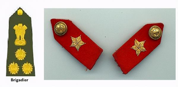 肩章军衔图解（印度的军衔等级及标志） 第7张