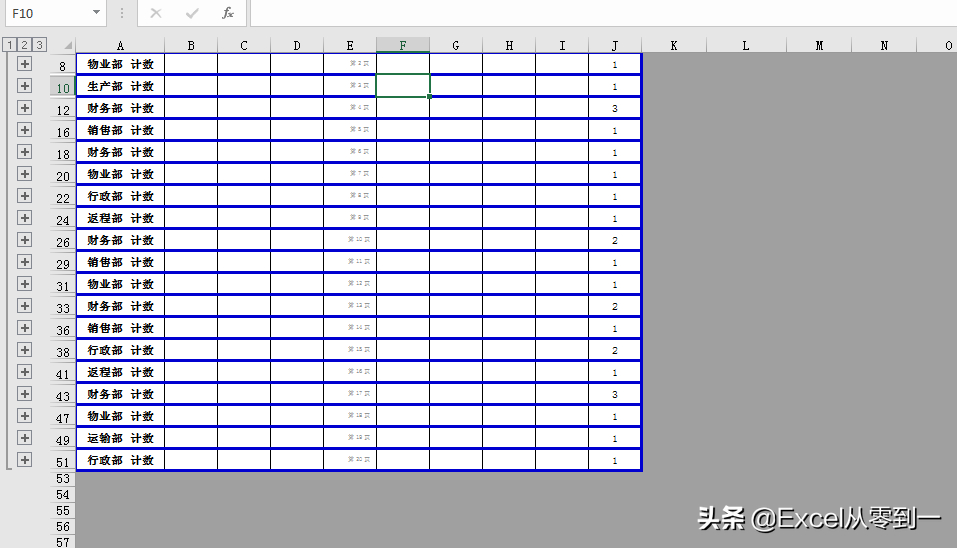 Excel小计（如何操作excel表格汇总） 第4张